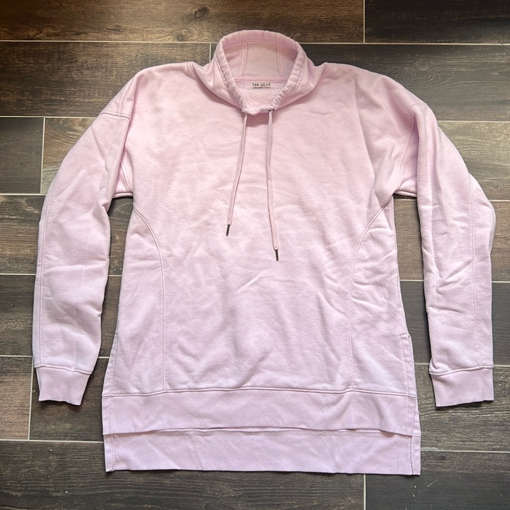 Funnel Neck Fleece Sweatshirt